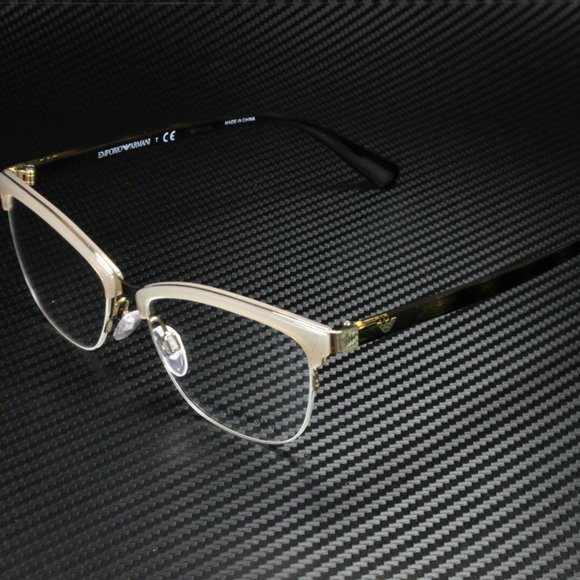 Emporio Armani Men's Gold Turtledove Eyeglasses!